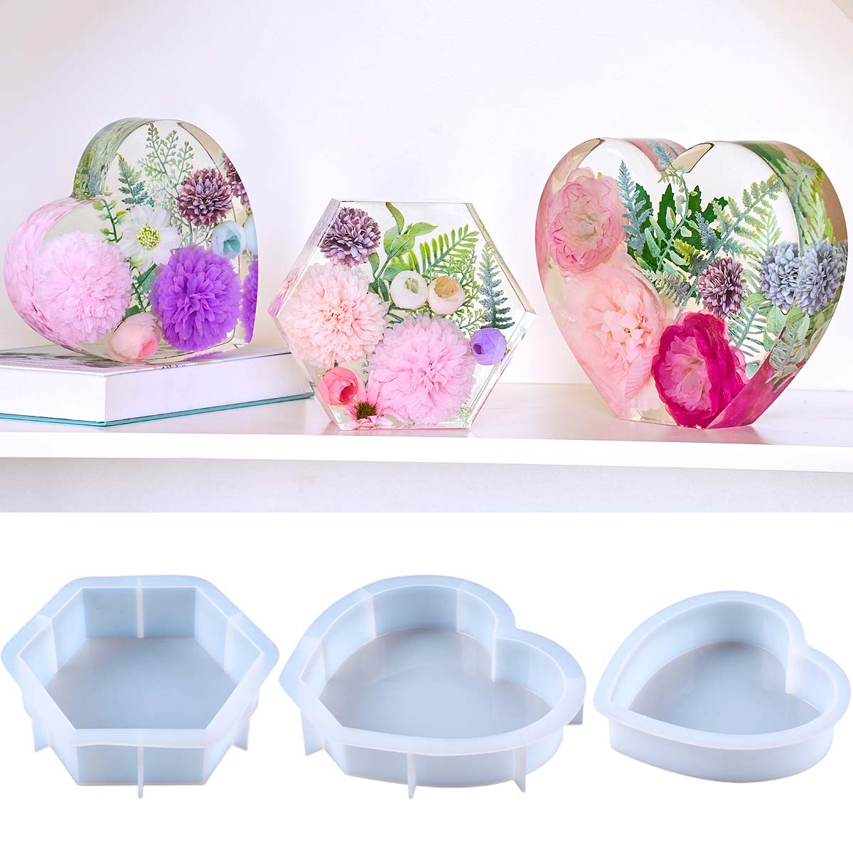 Large Love Silicone Mold DIY H - Resin Craft Ideas recensione e prezzo