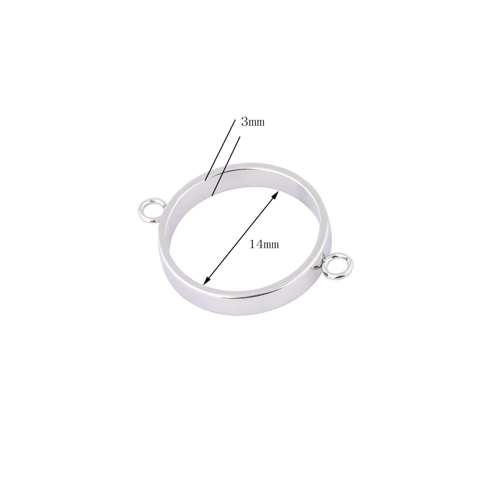 10pcs Stainless Steel 14mm Ope - Resin Craft Projects recensione e prezzo