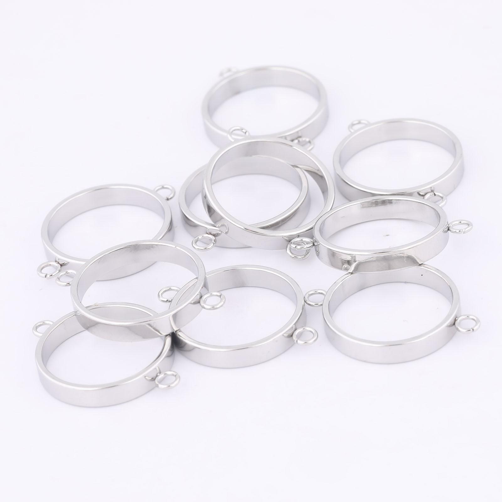 10pcs Stainless Steel 14mm Ope - Resin Craft Projects recensione e prezzo