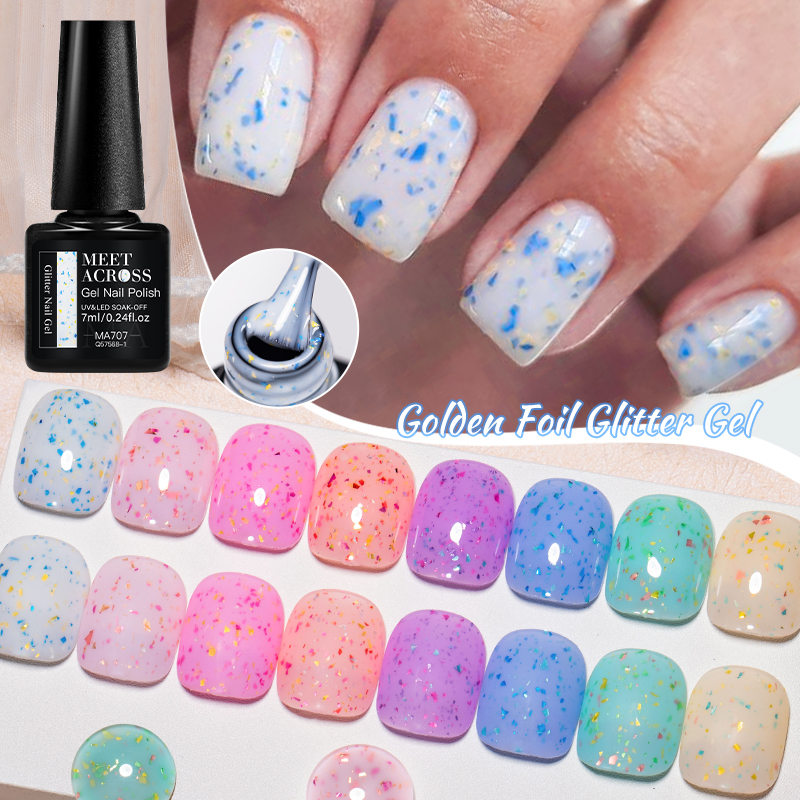 7ML MEET ACROSS Golden foil gl - Gold Foil Flakes recensione e prezzo