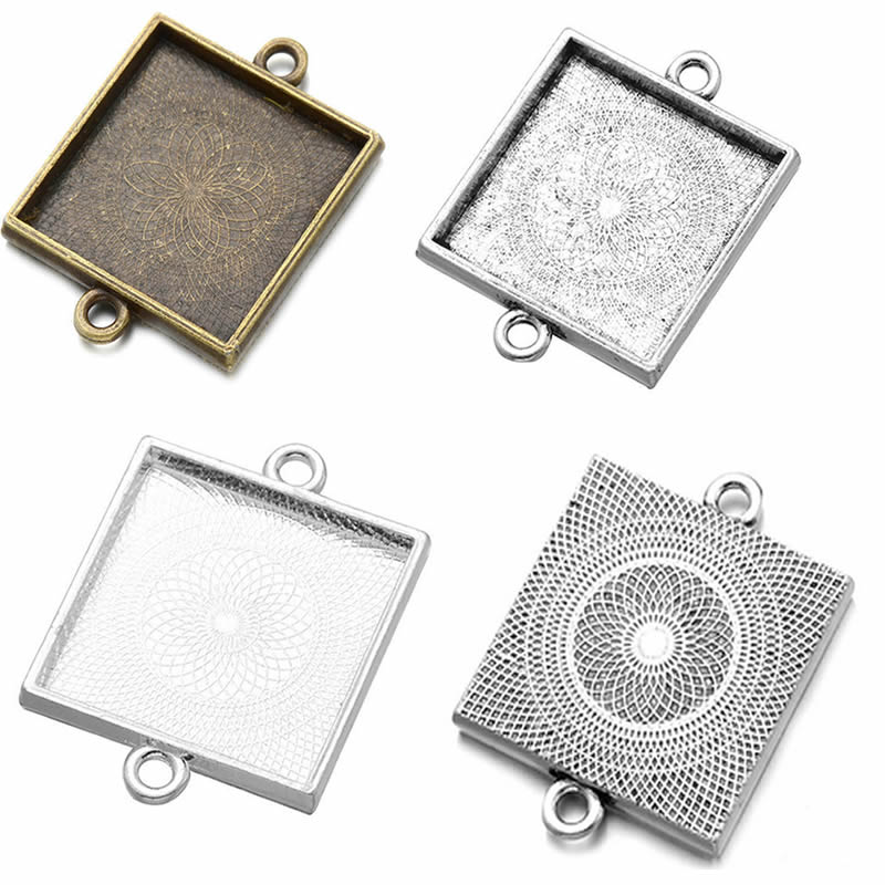 Onebeading Fit 25x25mm Square  - Bezels Set Pendant recensione e prezzo