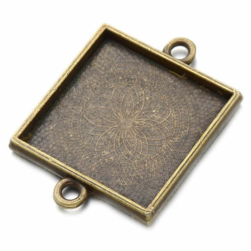 Onebeading Fit 25x25mm Square  - Bezels Set Pendant recensione e prezzo