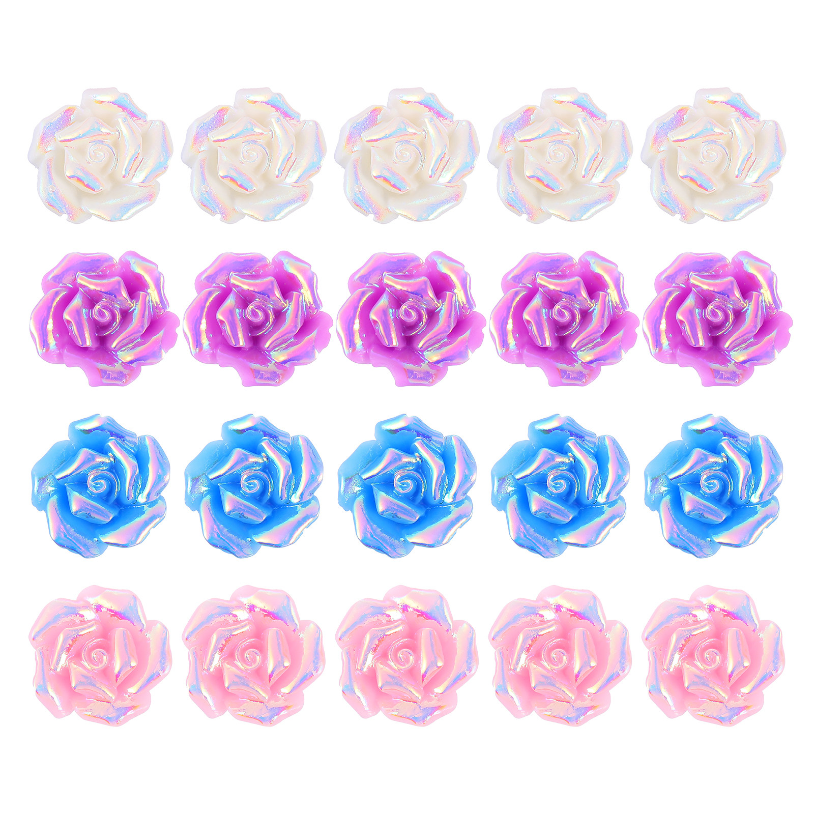 20Pcs Mini Resin Rose Flower A - Resin Craft Supplies recensione e prezzo