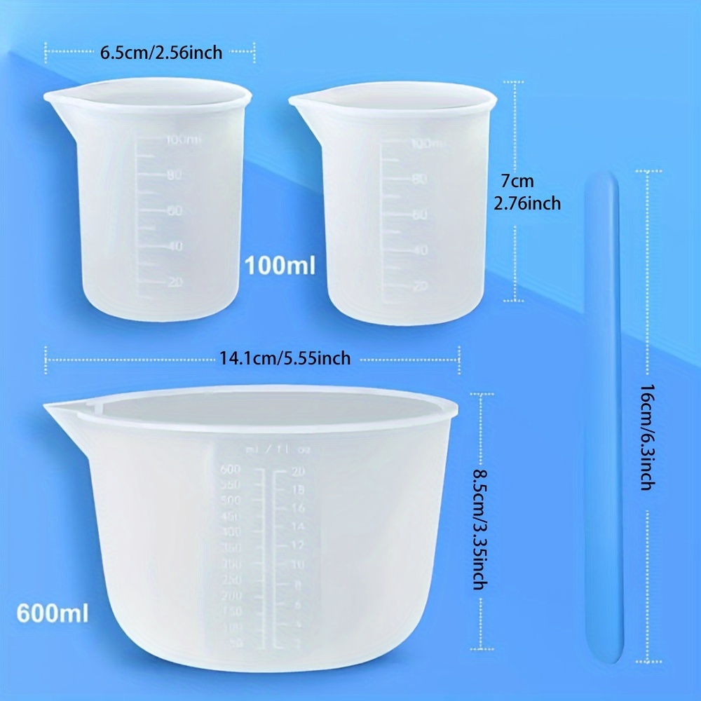 Silicone Measuring Cups, Resin - Mixing Cup Silicone recensione e prezzo