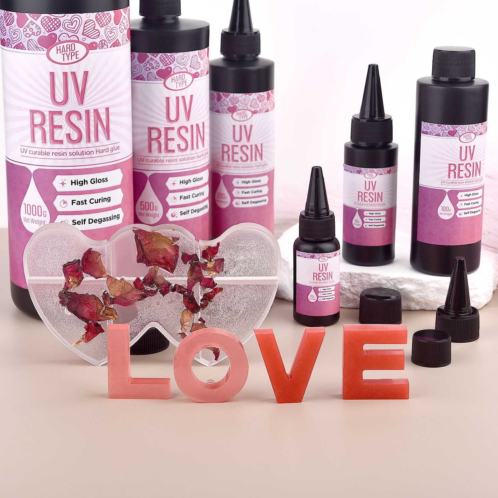 UV Resin Glue Transparent Epox - Epoxy Uv Resin Kit recensione e prezzo