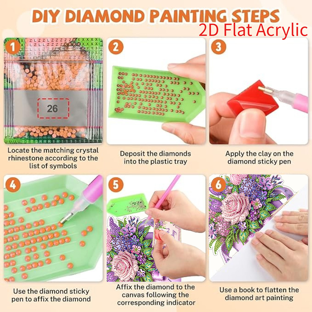 2D Flat Acrylic, 5D DIY Diamon - Resin Craft For Beginners recensione e prezzo
