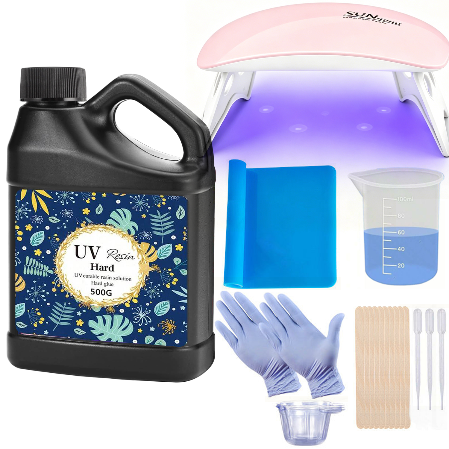 Crystal Clear&Low Odor,UV Ligh - Epoxy Uv Resin Kit recensione e prezzo