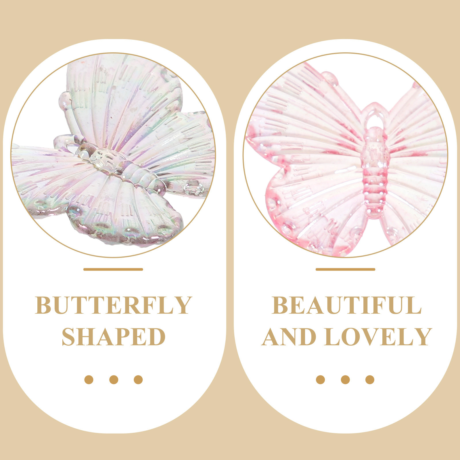 40Pcs Electroplated Butterfly  - Resin Craft Supplies recensione e prezzo