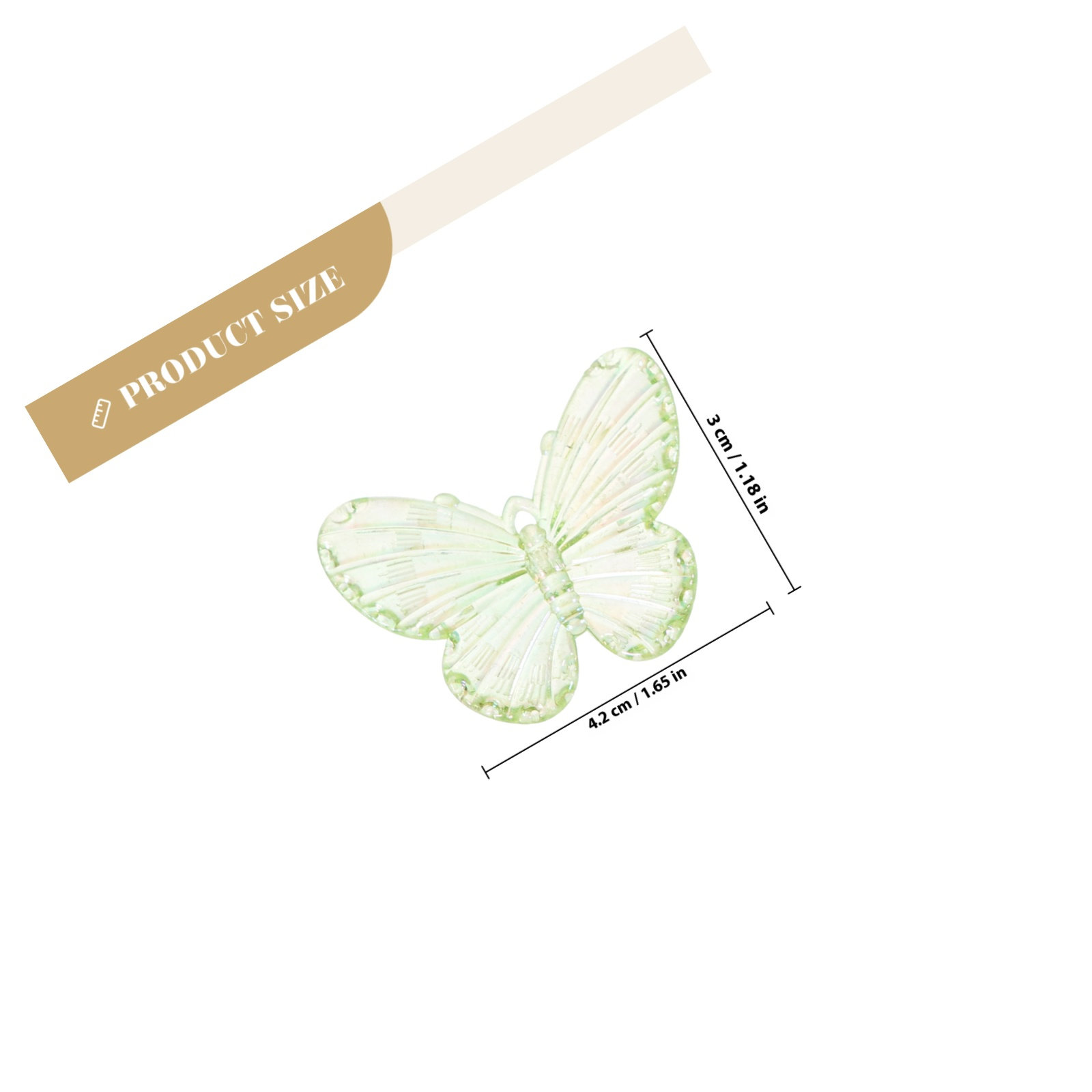 40Pcs Electroplated Butterfly  - Resin Craft Supplies recensione e prezzo