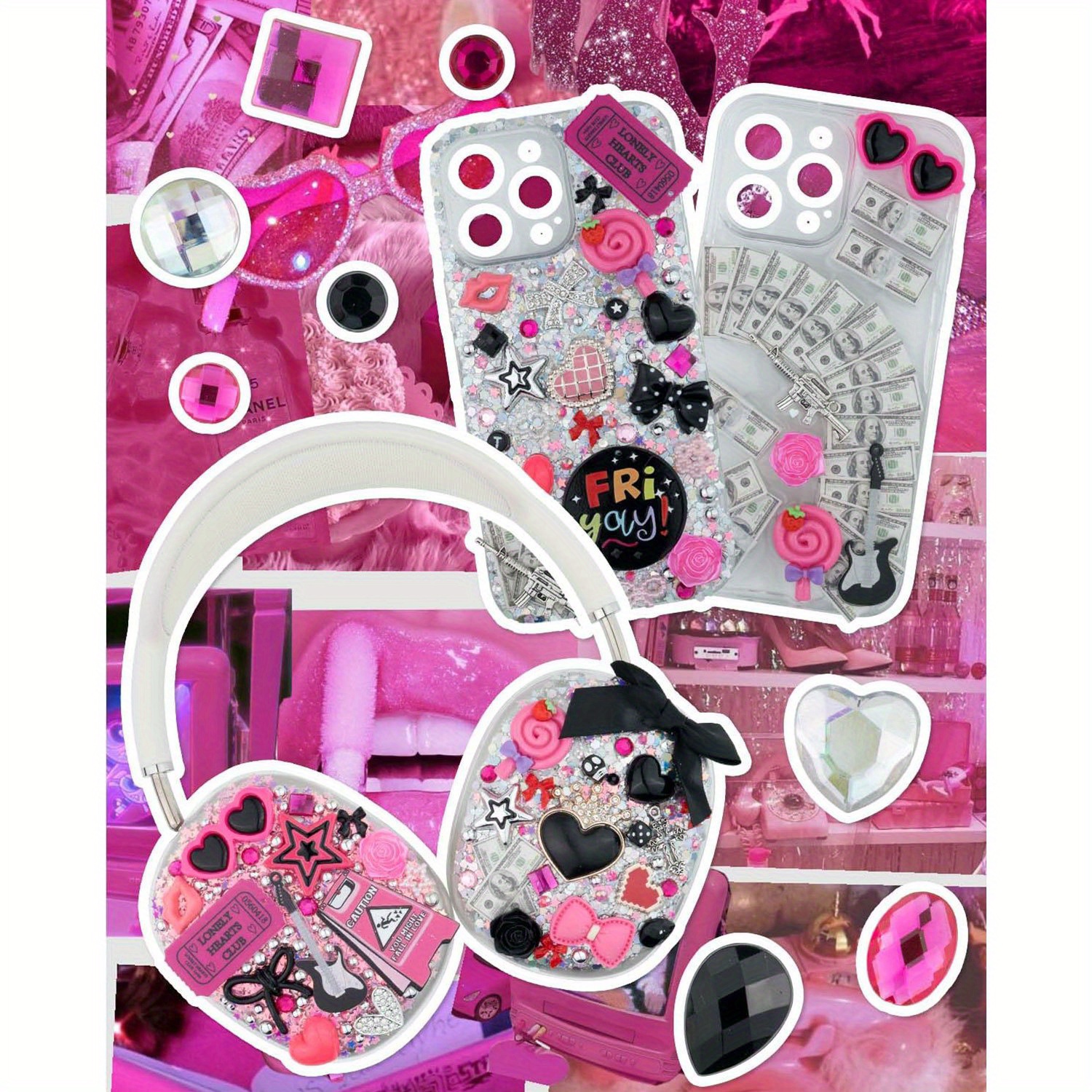 2380 Pcs DIY Jewelry Charm Mix - Resin Jewelry Kit recensione e prezzo