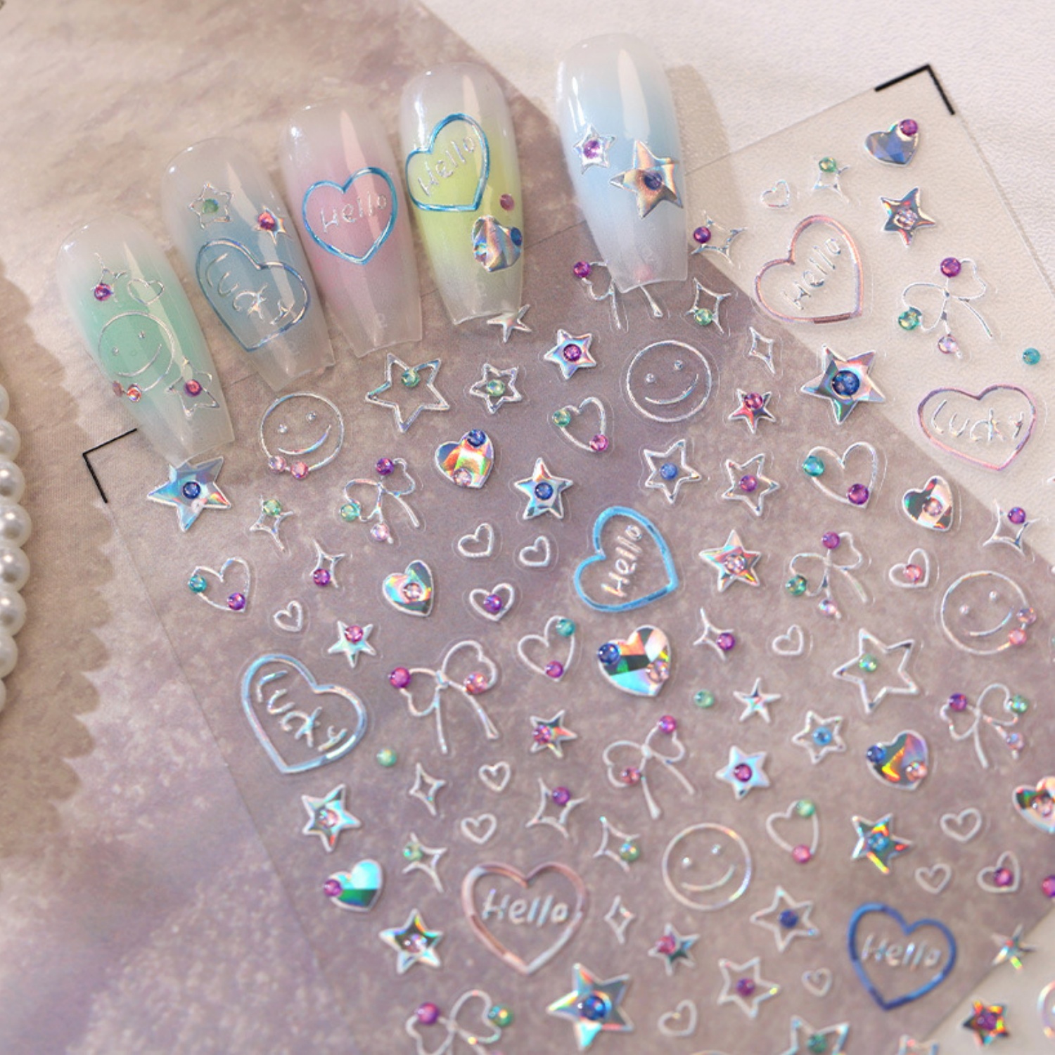 Holographic Dopamine Nail Deca - Gold Foil Flakes recensione e prezzo