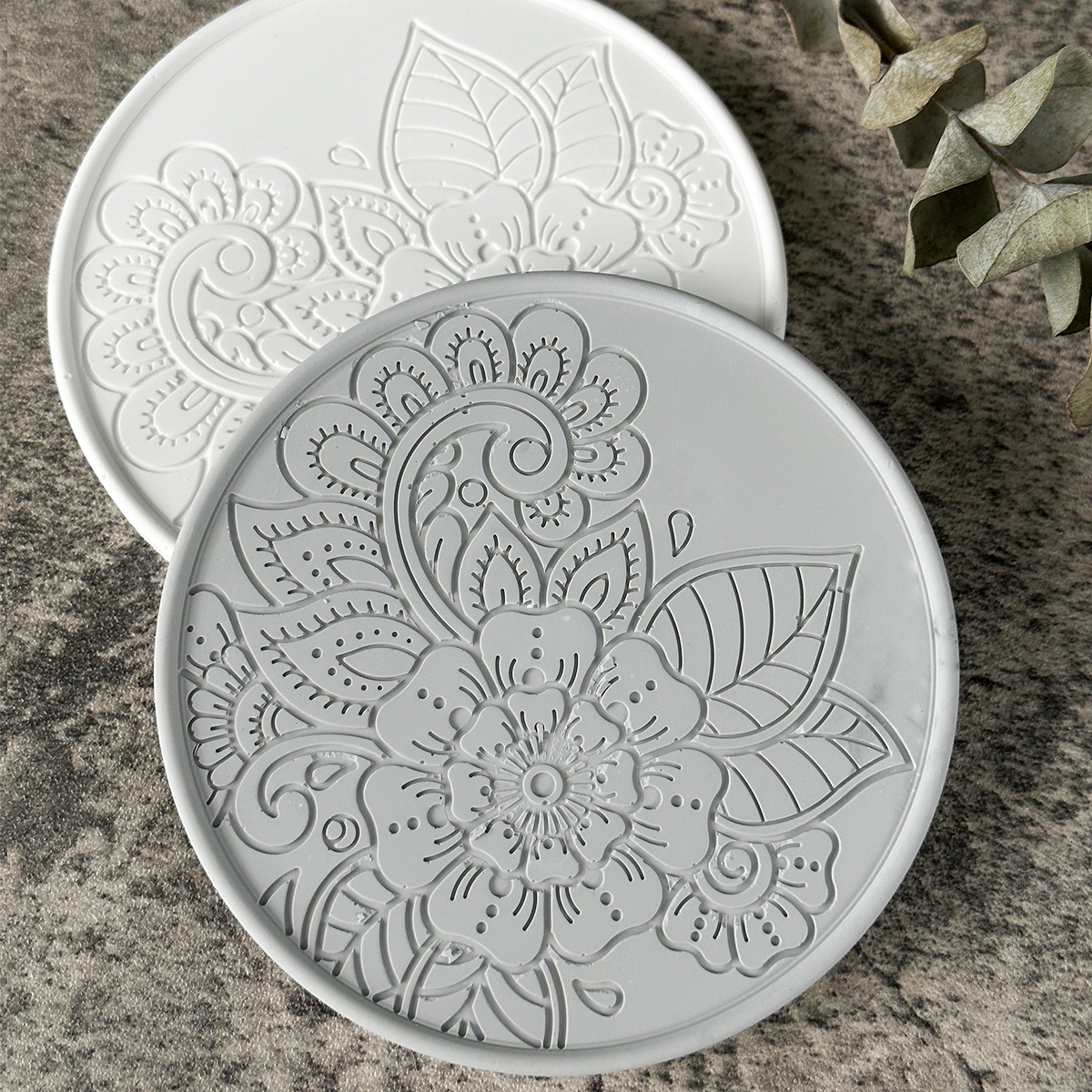 Flower Coaster Silicone Mold E - Coaster Mold Round recensione e prezzo