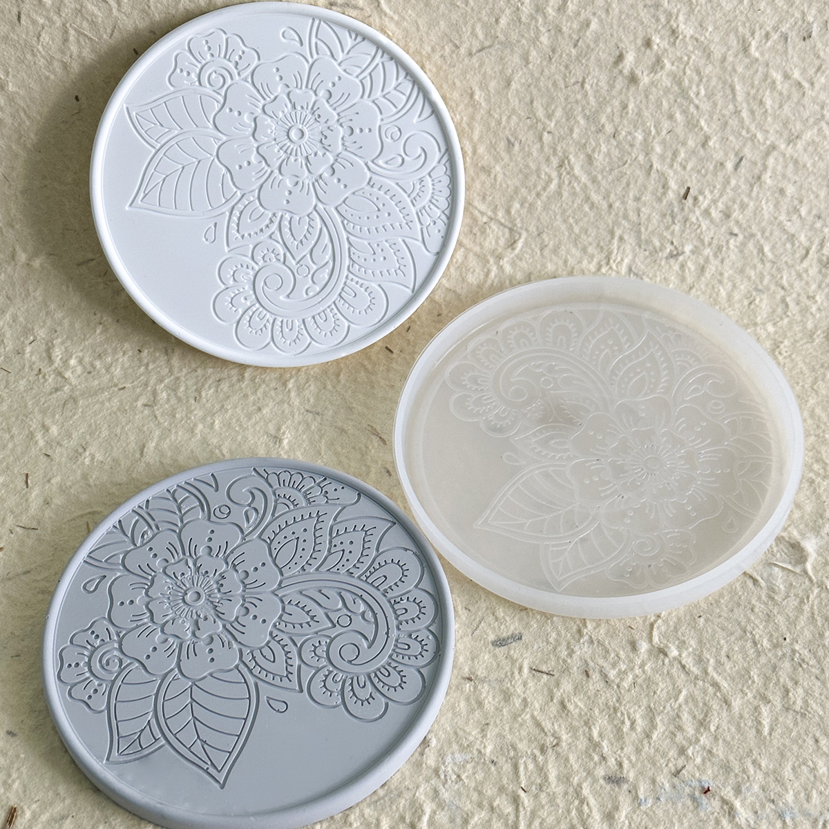 Flower Coaster Silicone Mold E - Coaster Mold Round recensione e prezzo