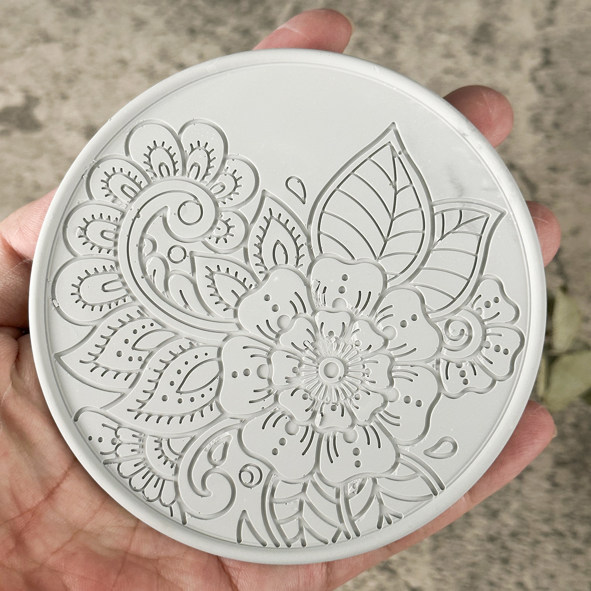 Flower Coaster Silicone Mold E - Coaster Mold Round recensione e prezzo