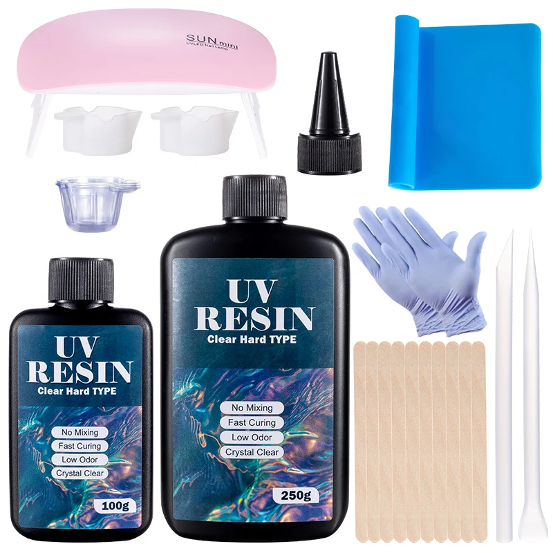 Hard UV Resin Glue Kit Fast Cu - Epoxy Uv Resin Kit recensione e prezzo