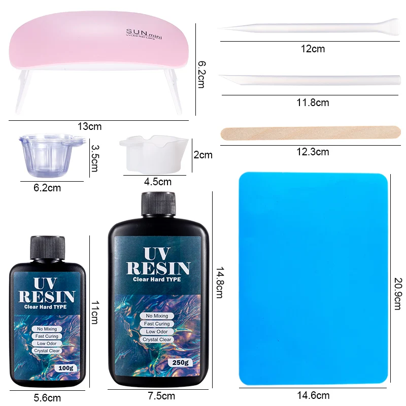 Hard UV Resin Glue Kit Fast Cu - Epoxy Uv Resin Kit recensione e prezzo
