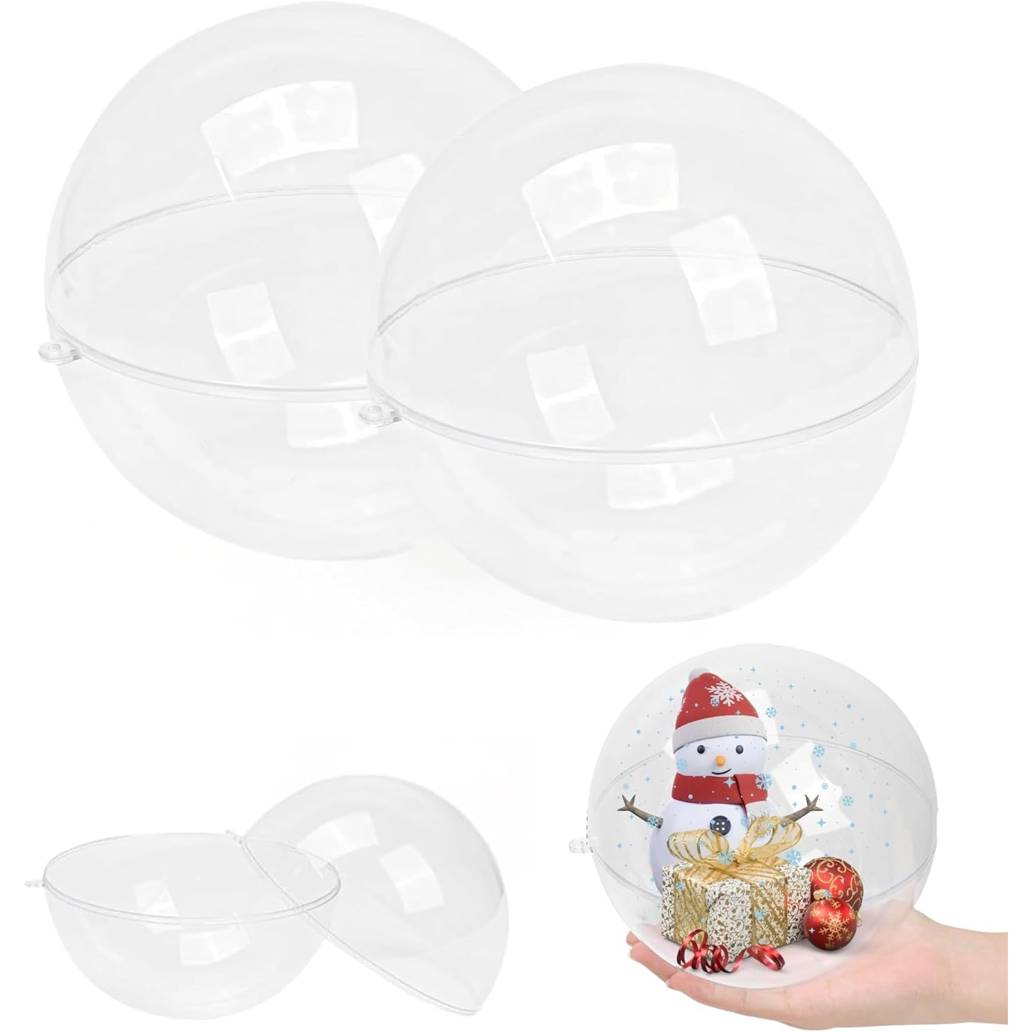 Fillable Clear Ornament Ball,  - Dome Mold Clear recensione e prezzo