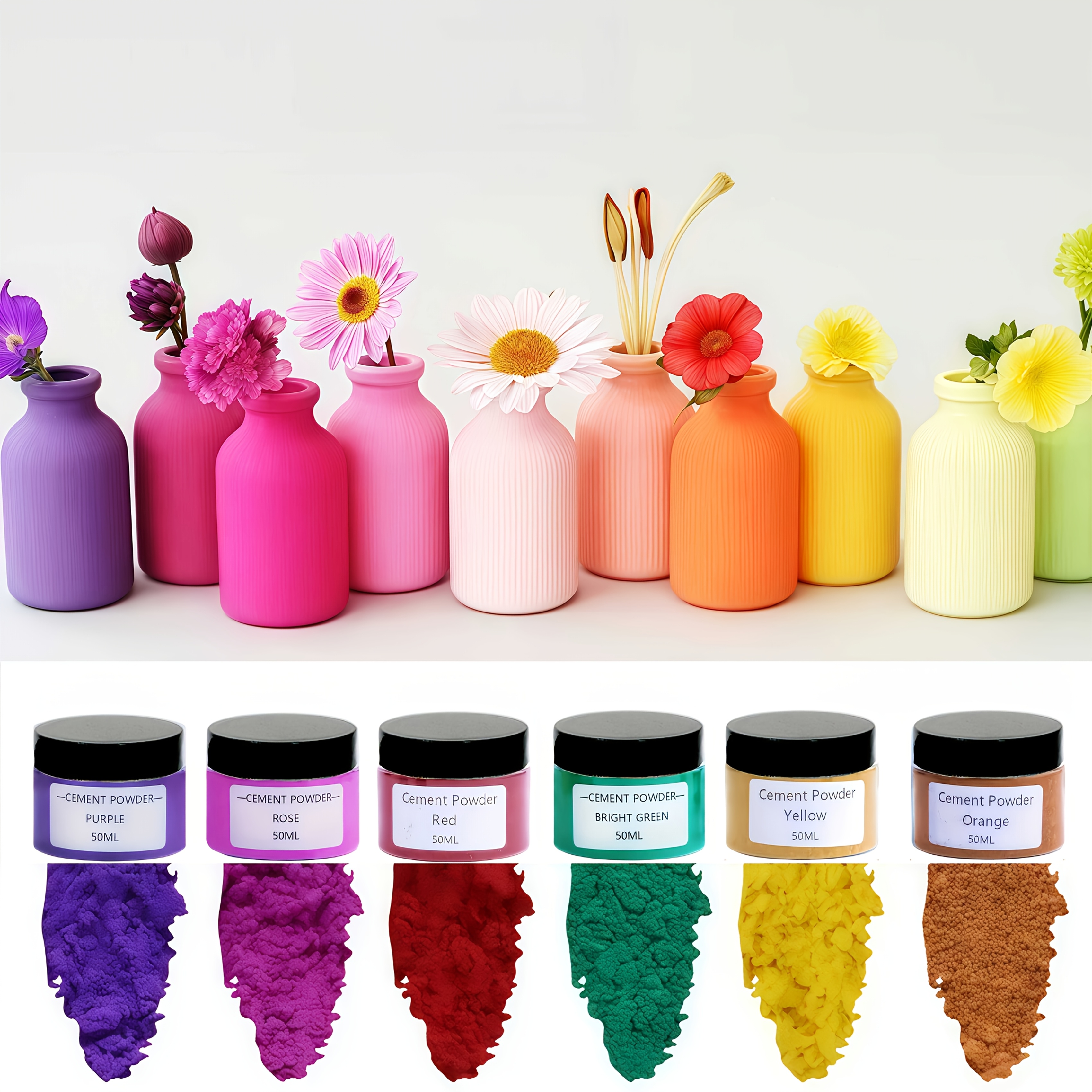 6-Color Gypsum Cement Pigment  - Resin Pigment Set recensione e prezzo