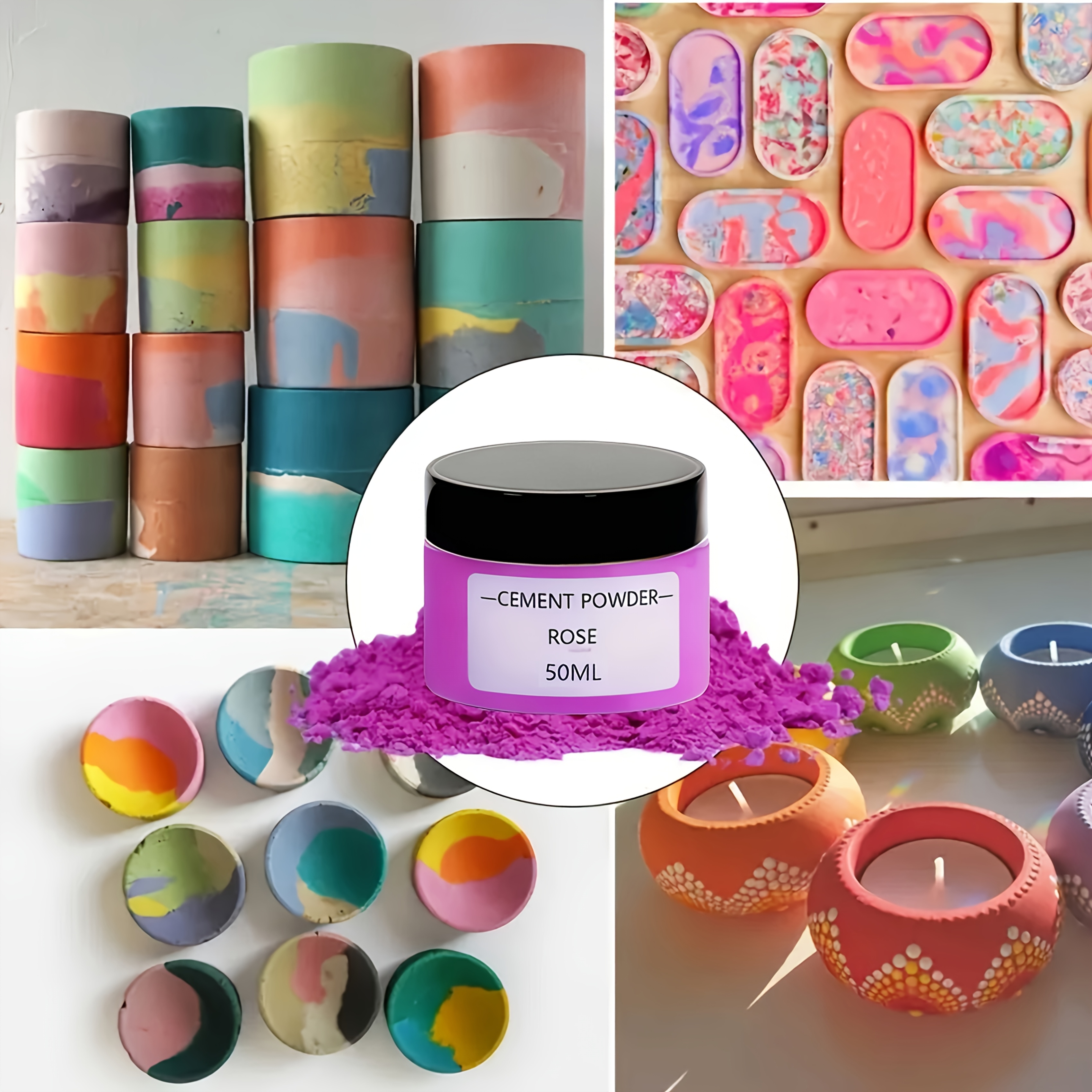 6-Color Gypsum Cement Pigment  - Resin Pigment Set recensione e prezzo