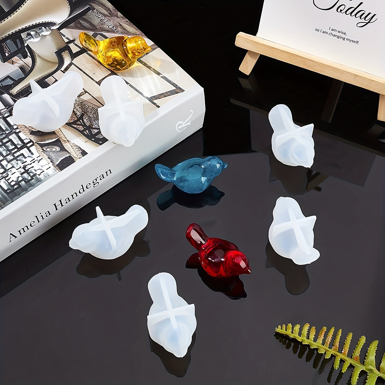 2-piece set of 3D bird silicon - Resin Craft Ideas recensione e prezzo