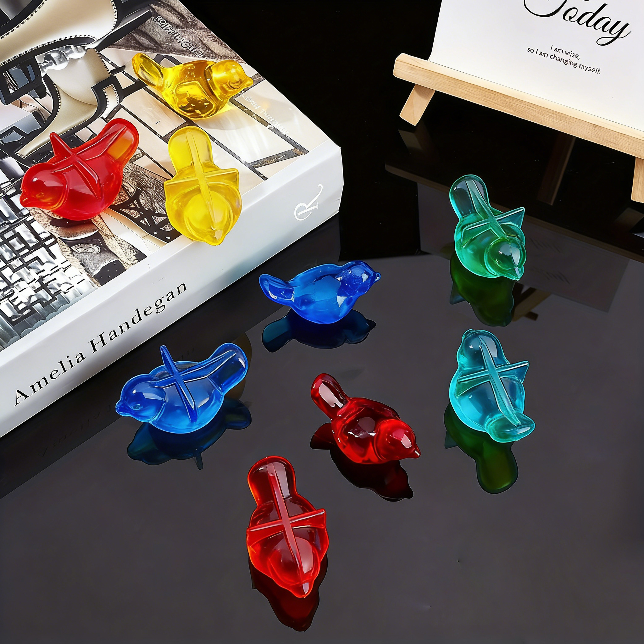 2-piece set of 3D bird silicon - Resin Craft Ideas recensione e prezzo
