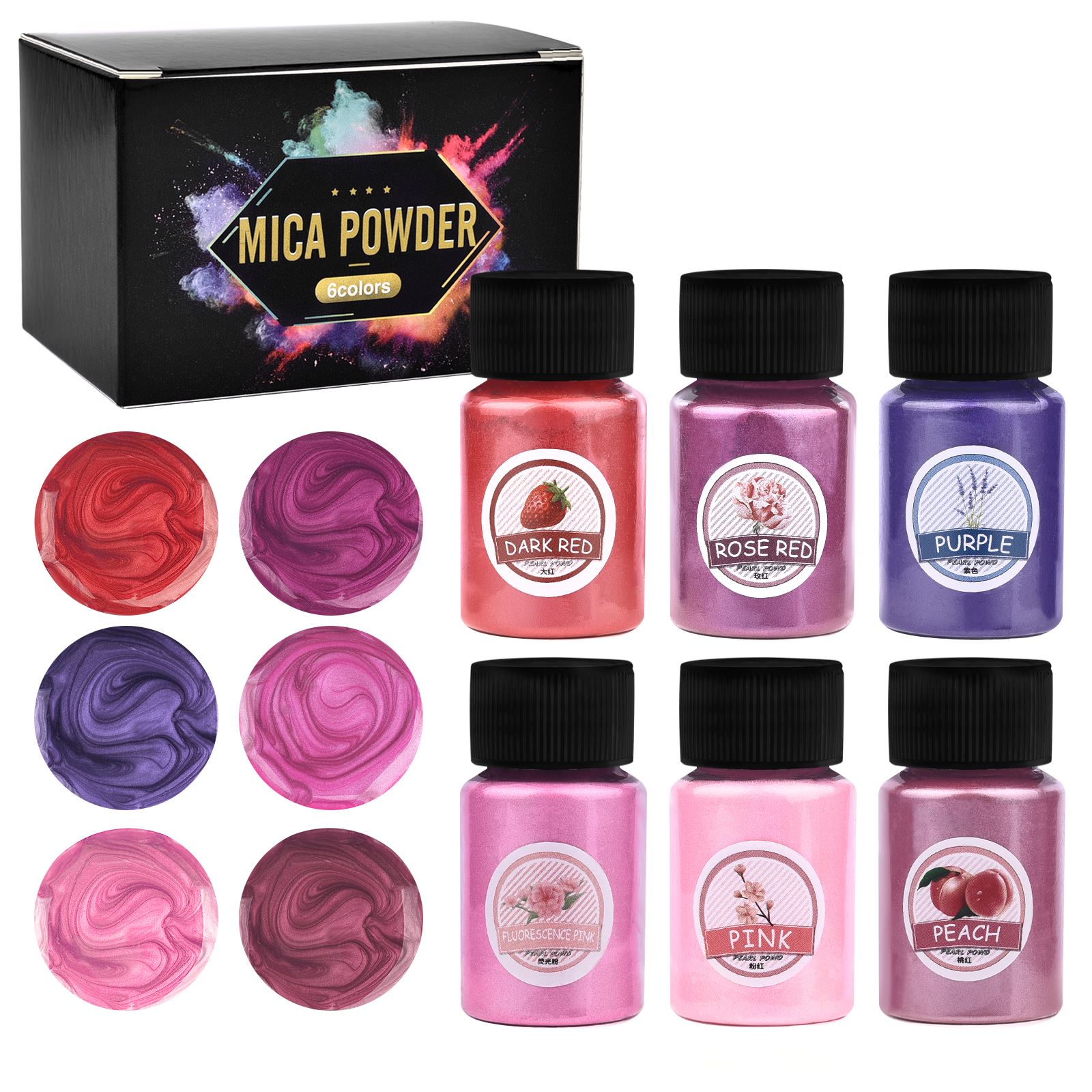 6Colors/Sets Pearl Powder Pigm - Resin Pigment Set recensione e prezzo