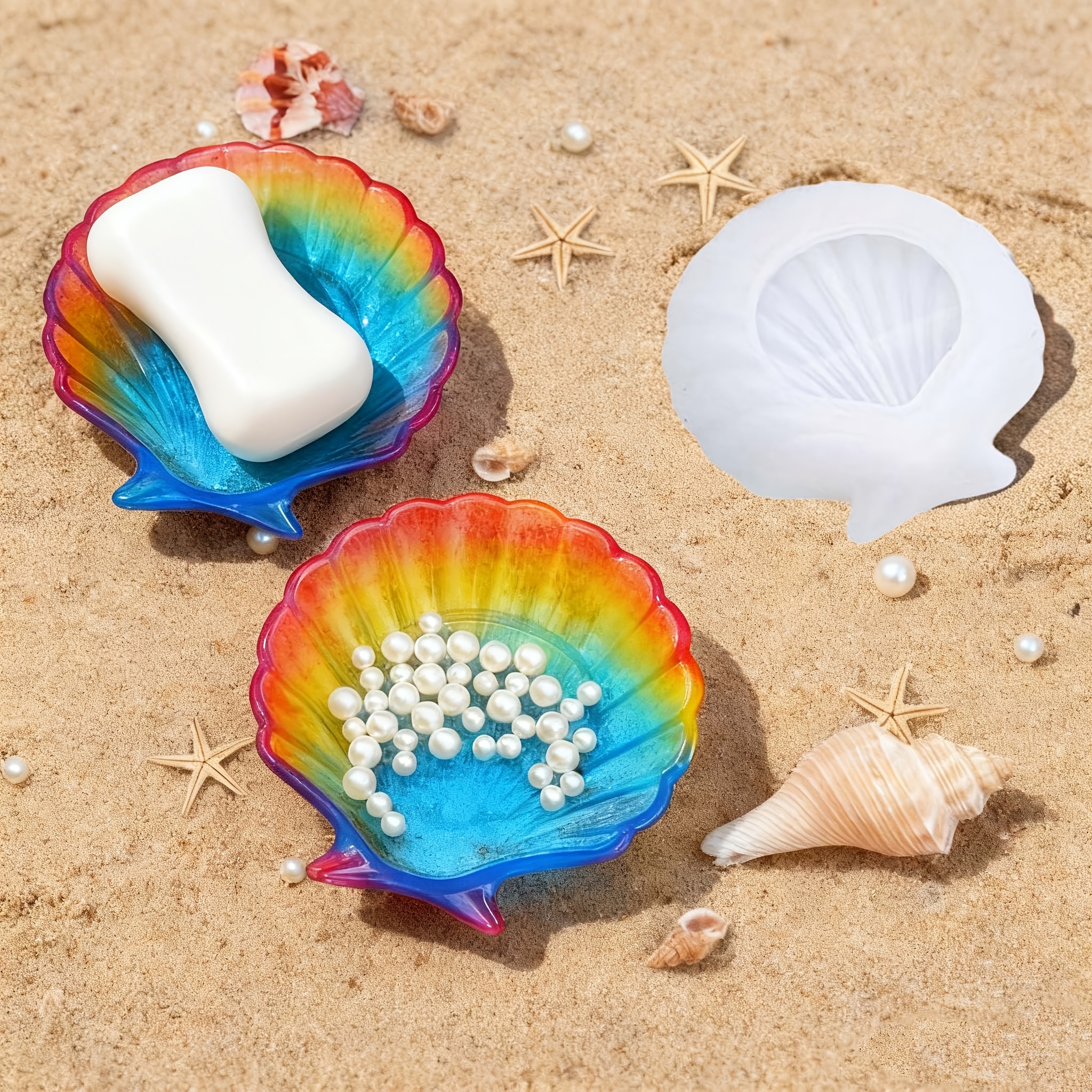 1 piece of silicone shell resi - Resin Craft Ideas recensione e prezzo