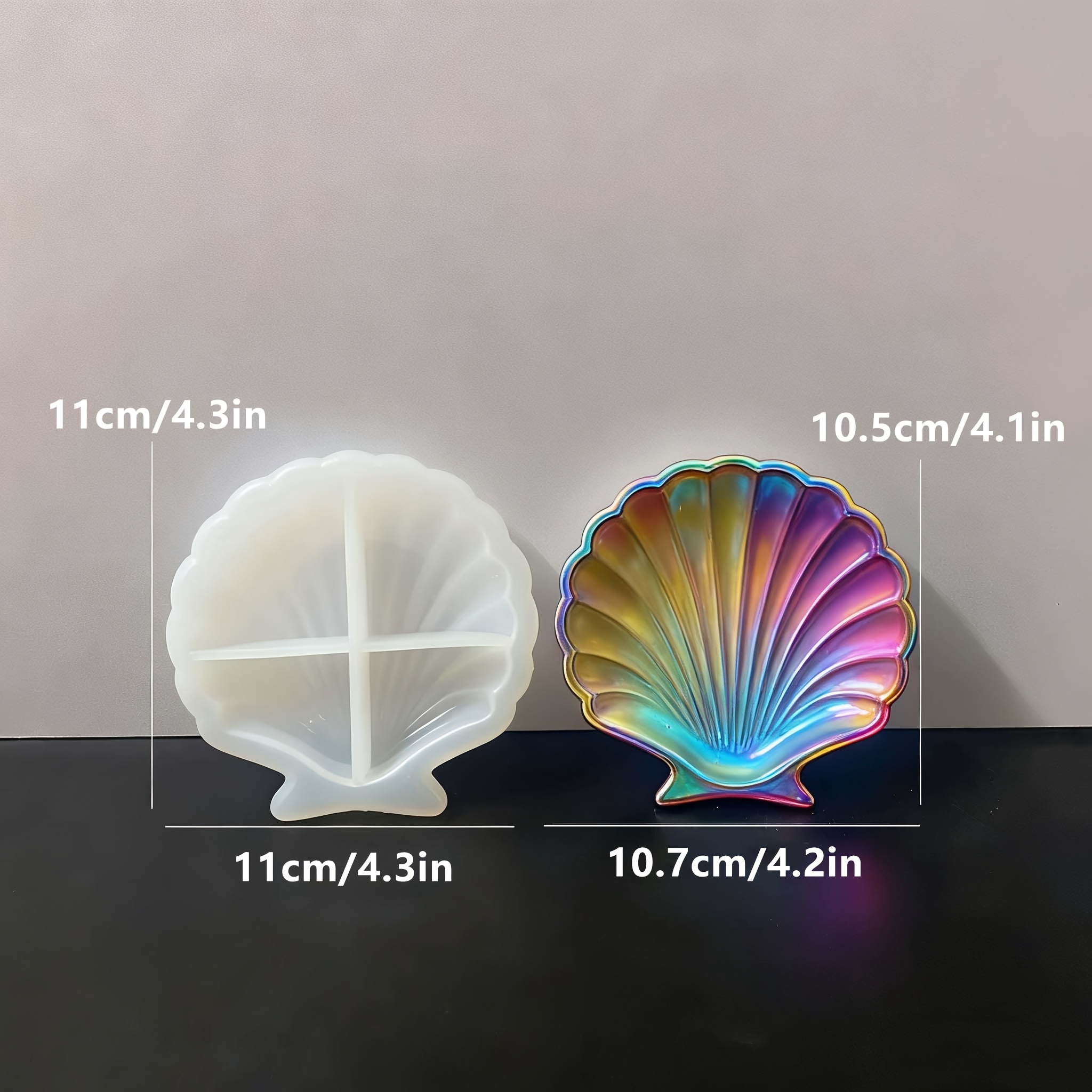 1 piece of silicone shell resi - Resin Craft Ideas recensione e prezzo