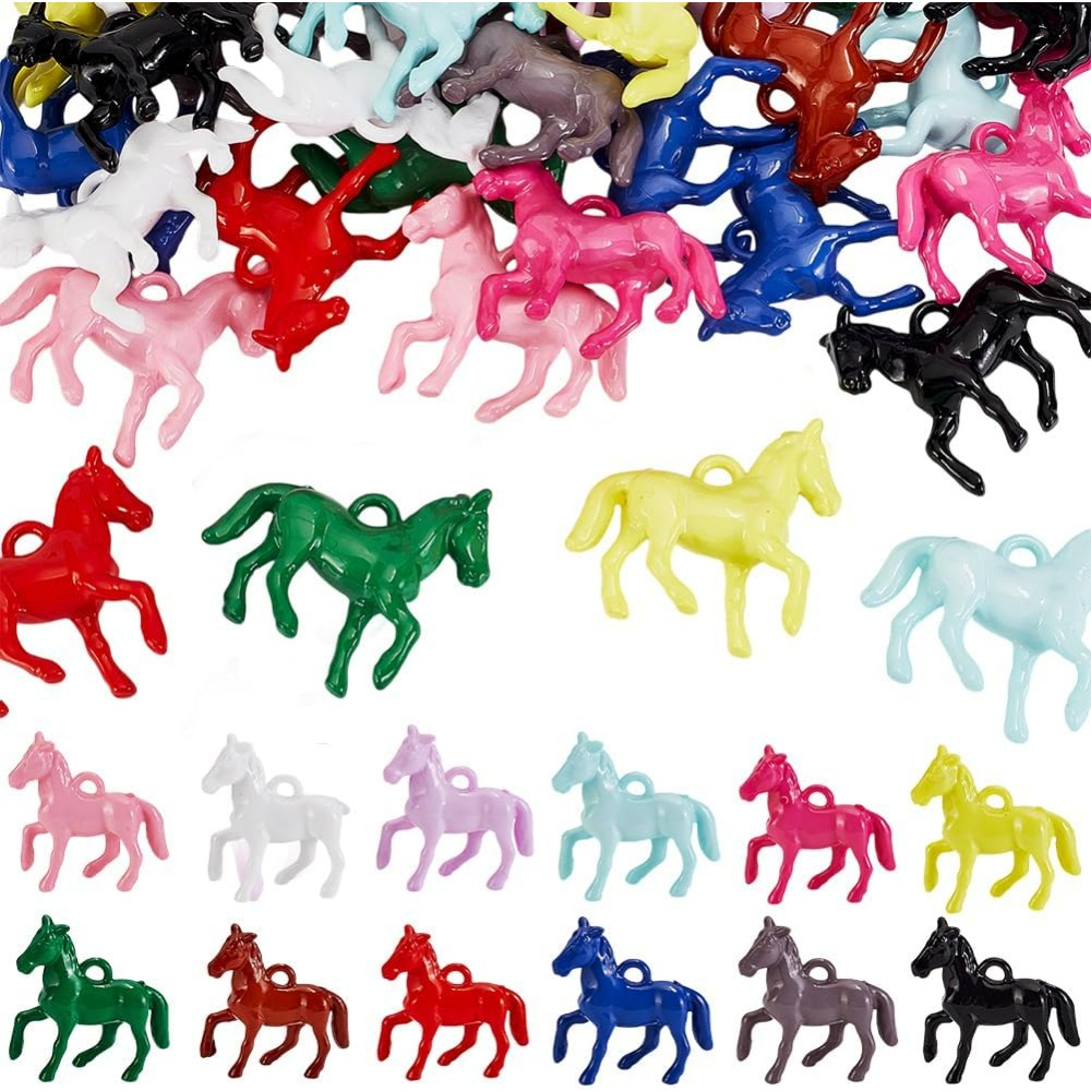 48pcs Opaque Acrylic Pendants  - Resin Crafts recensione e prezzo
