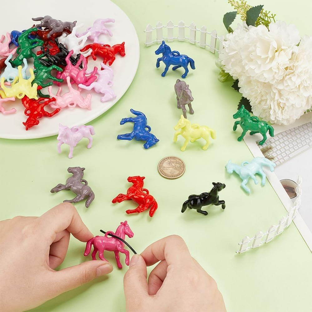 48pcs Opaque Acrylic Pendants  - Resin Crafts recensione e prezzo
