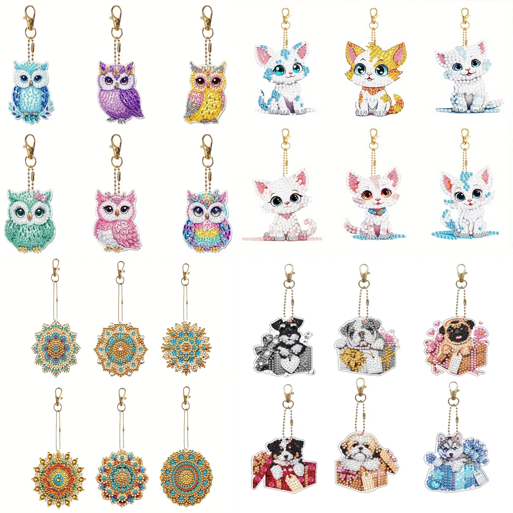 6-piece/set DIY Diamond Keycha - Resin Craft Ideas recensione e prezzo