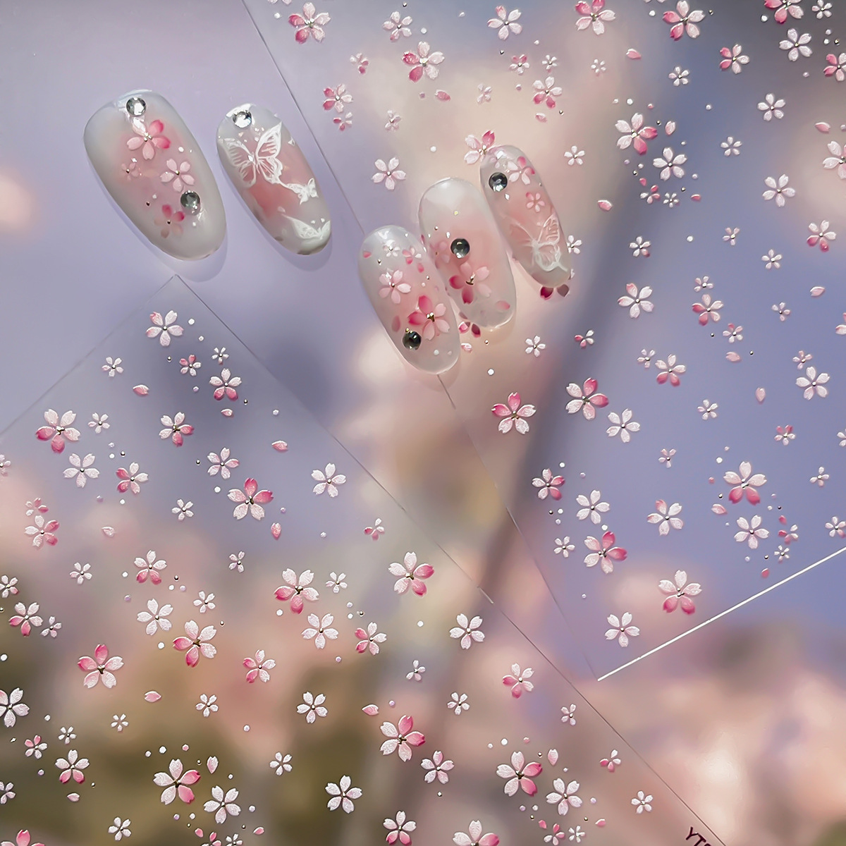 1pc Tulip Nail Stickers Exquis - Gold Foil Flakes recensione e prezzo