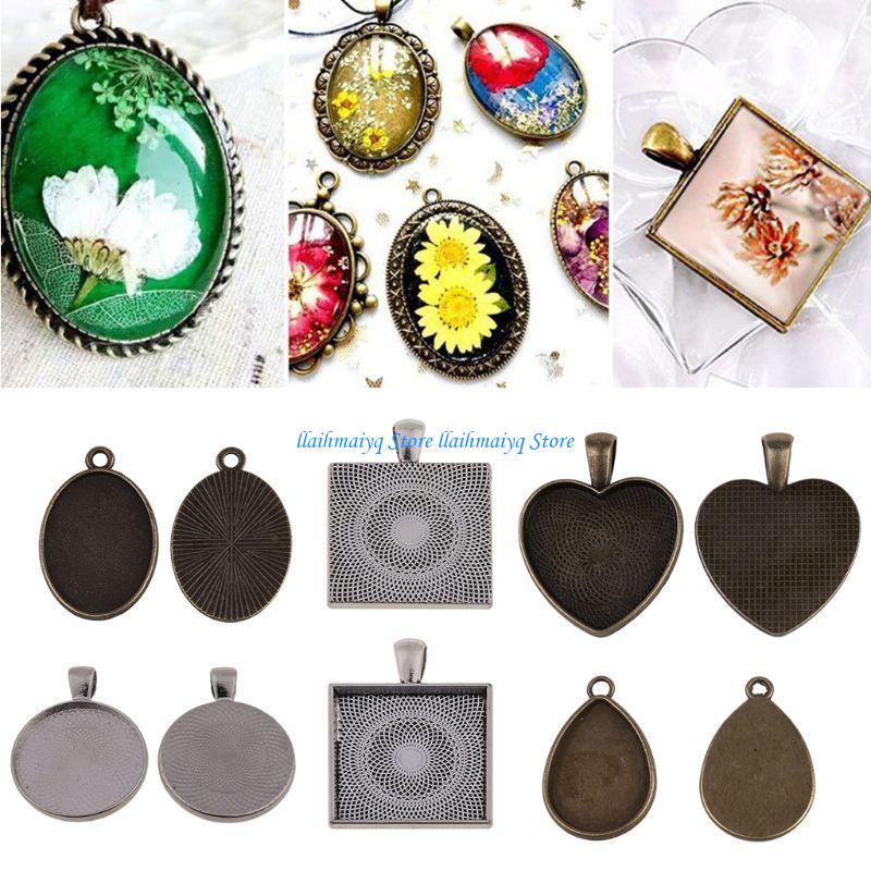 573B 60Pcs Round Pendant Blank - Bezels Set Pendant recensione e prezzo