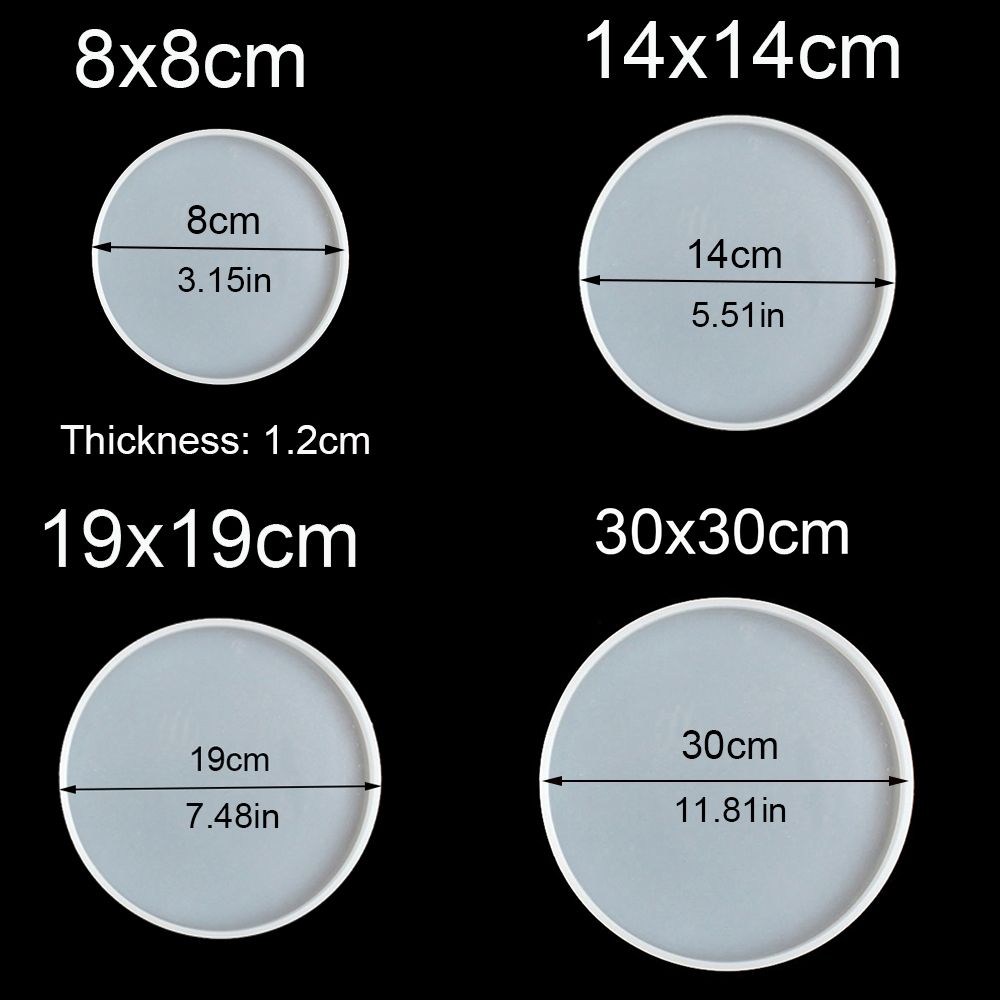 DIY Craft Silicone Fluid Arts  - Coaster Mold Round recensione e prezzo