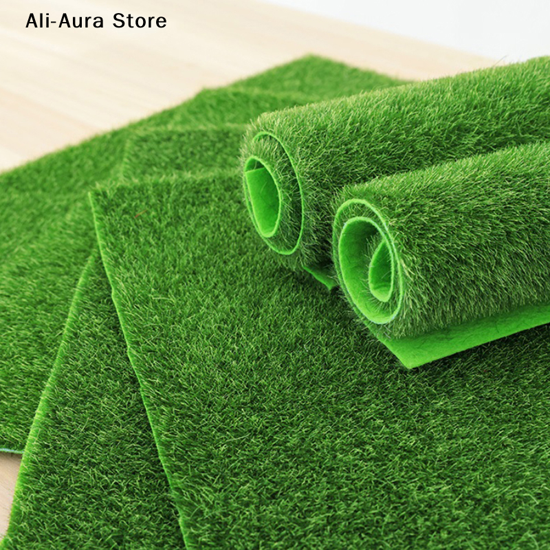 1Pcs Grass Mat Green Artificia - Terrarium Moss Art recensione e prezzo