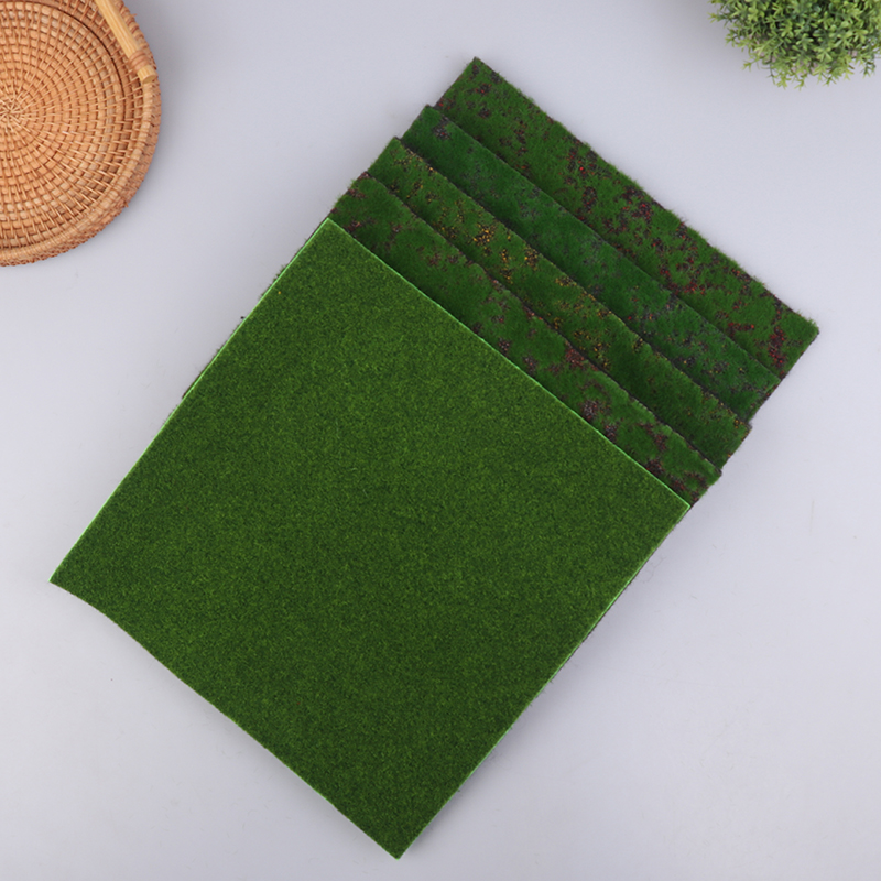 1Pcs Grass Mat Green Artificia - Terrarium Moss Art recensione e prezzo