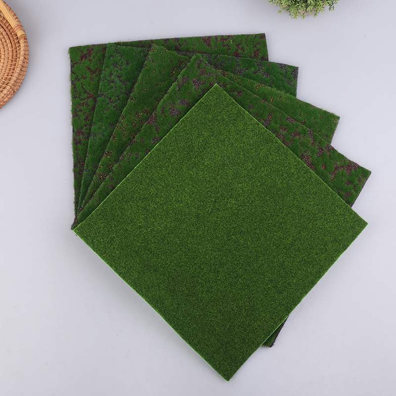 1Pcs Grass Mat Green Artificia - Terrarium Moss Art recensione e prezzo