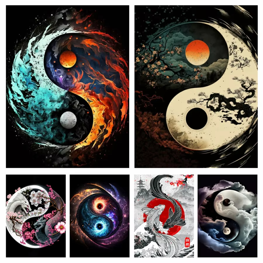 1PC frameless Yin Yang Tree 5D - Resin Craft Kit recensione e prezzo