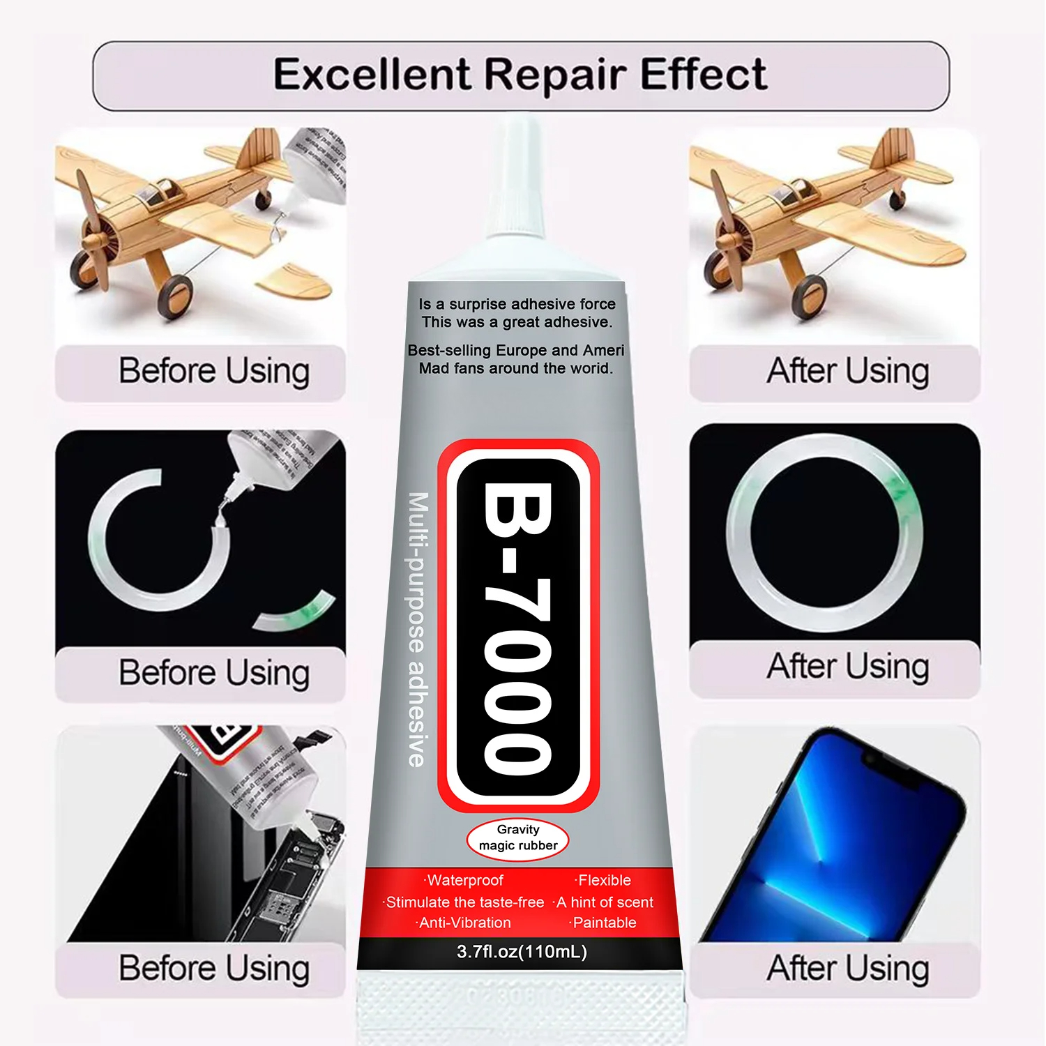 Super Glue B-7000 Loolifl 1-10 - Resin Craft Projects recensione e prezzo