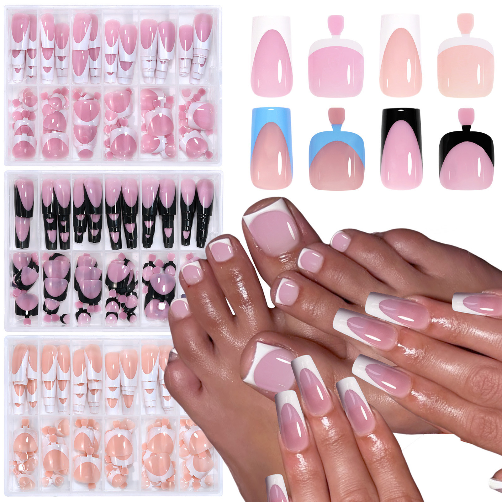 288PCS French Fake Nails Toena - Resin Craft Kit recensione e prezzo