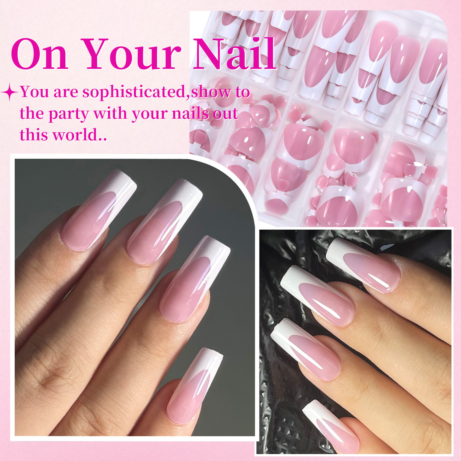 288PCS French Fake Nails Toena - Resin Craft Kit recensione e prezzo