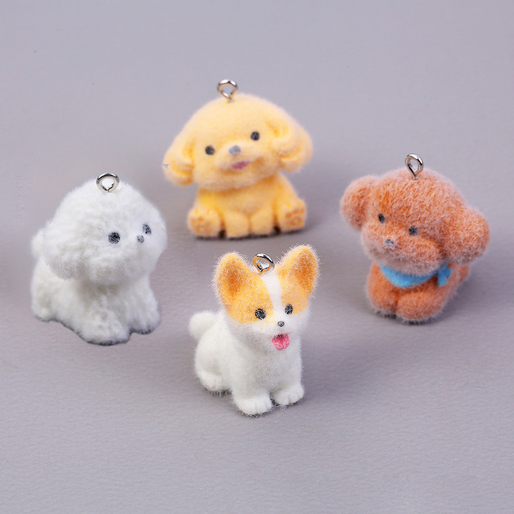 10pcs Flocking Puppy Dog Resin - Resin Craft Projects recensione e prezzo
