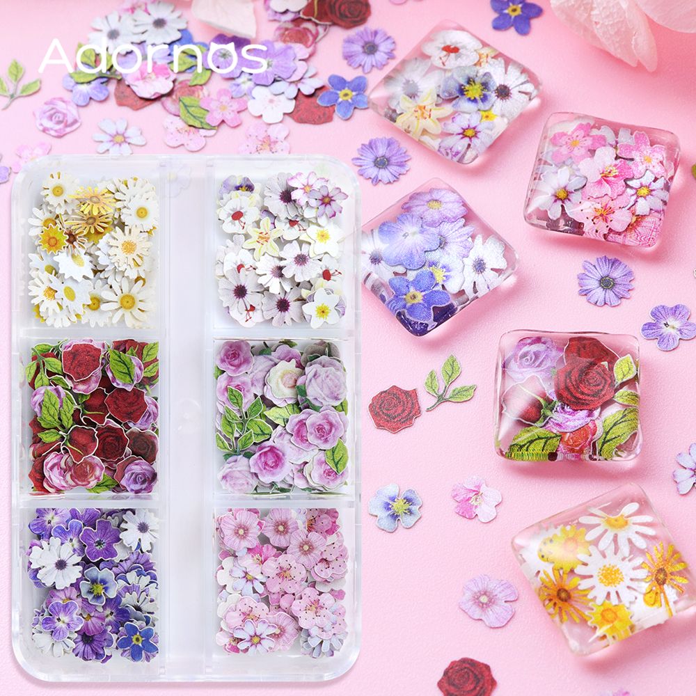 6 Grids Flowers Wood Pulp Chip - Resin Craft Ideas recensione e prezzo