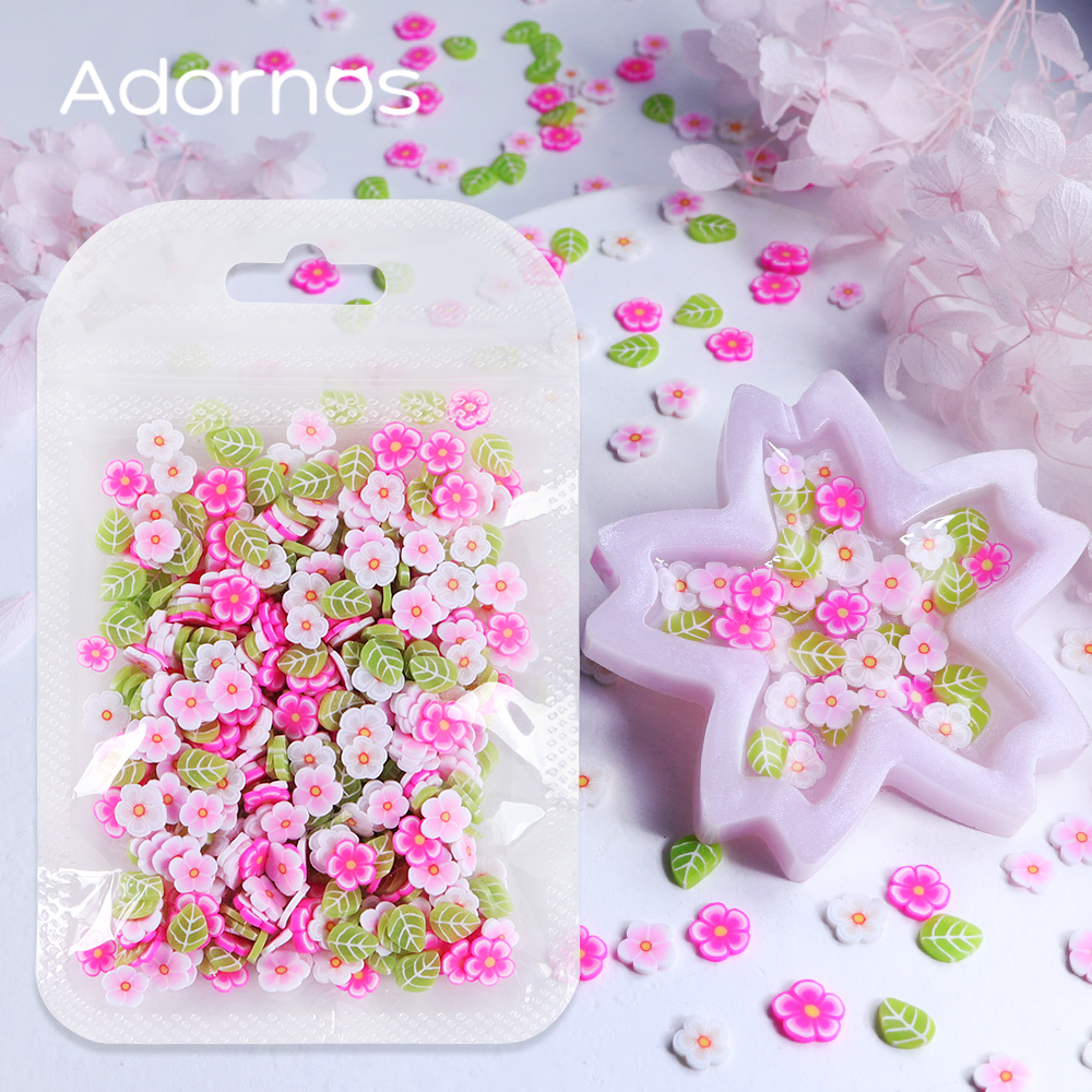 10g Pink Flowers Polymer Clay  - Resin Craft Ideas recensione e prezzo
