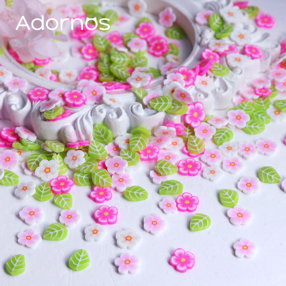 10g Pink Flowers Polymer Clay  - Resin Craft Ideas recensione e prezzo