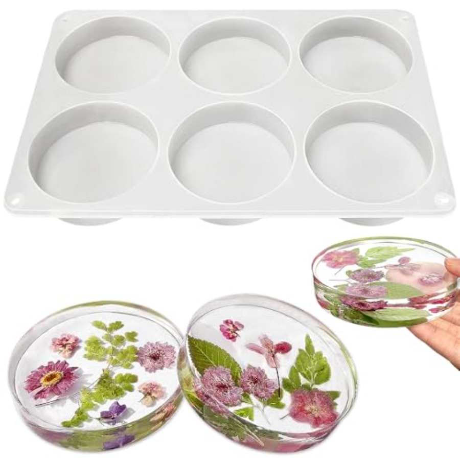 6-Cavity Deep Round Coaster Mo - Coaster Mold Round recensione e prezzo