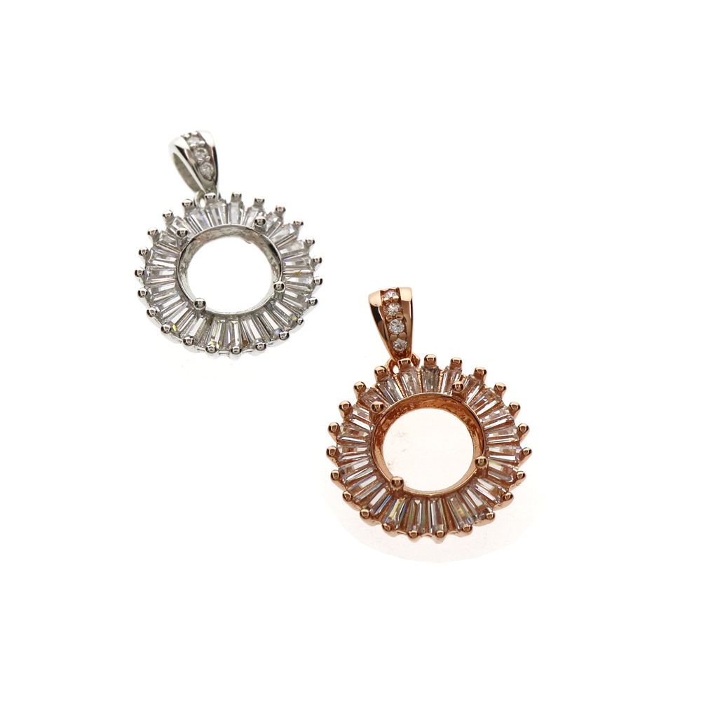 4-12MM Round Bezel Rose Gold S - Bezels Set Pendant recensione e prezzo
