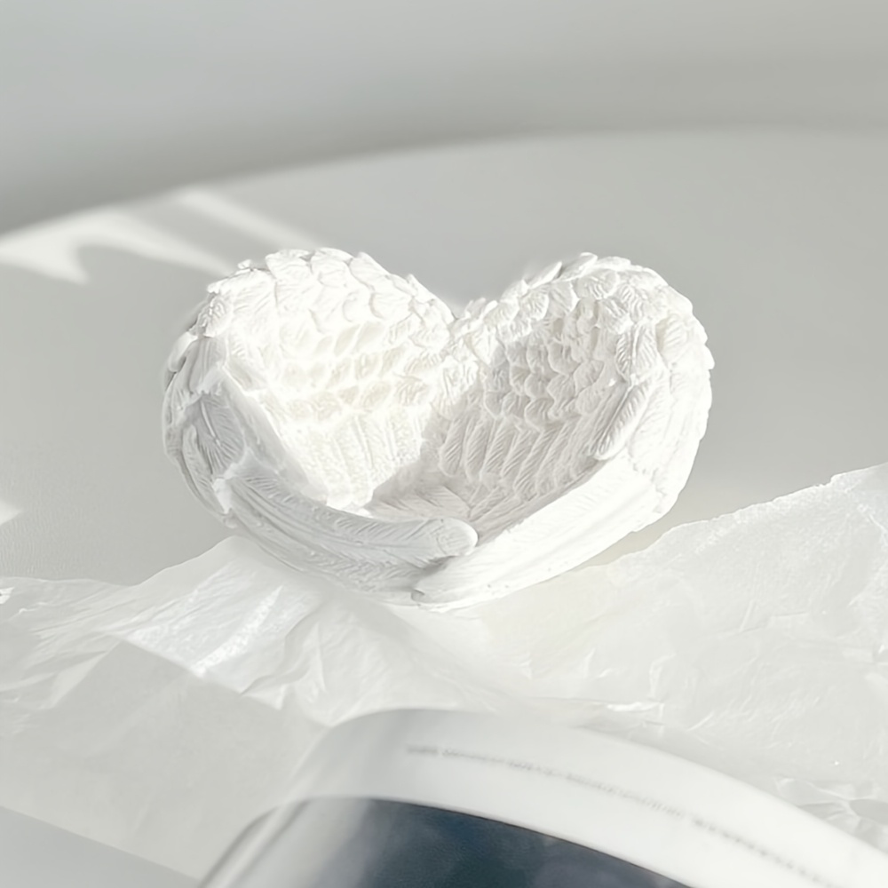 1pc Angel Wing Heart Silicone  - Resin Craft Ideas recensione e prezzo