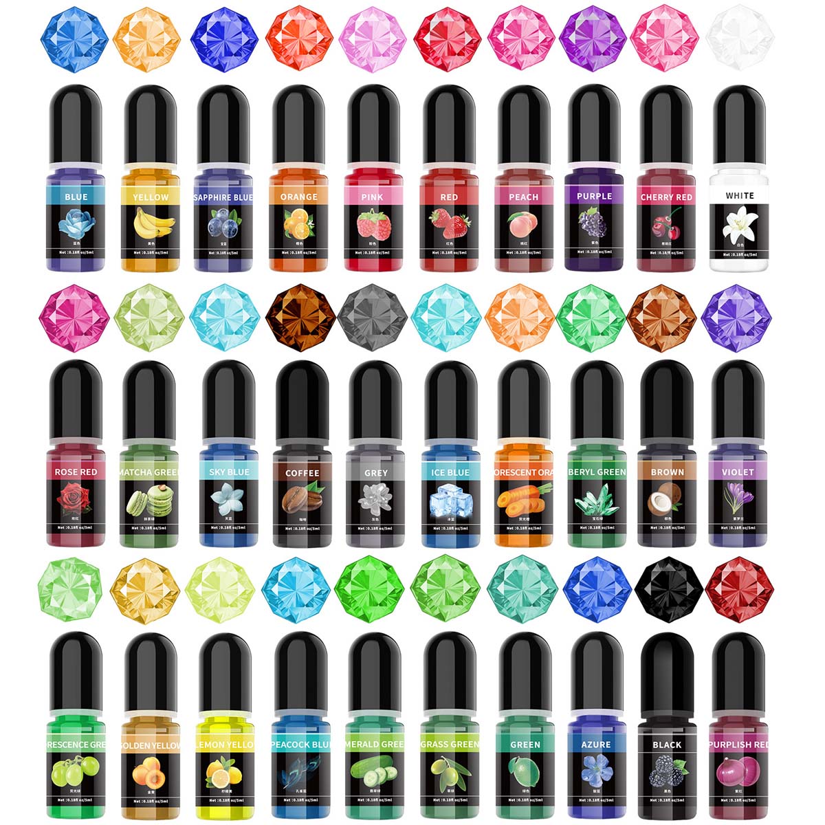 5ml/Bottle Epoxy Resin Pigment - Resin Pigment Set recensione e prezzo