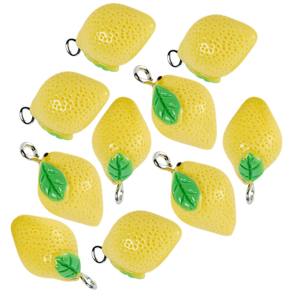 10Pcs Mini Lemon Charms Resin  - Resin Crafts recensione e prezzo